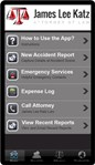 Get the FREE "James Lee Katz Accident App" -- Your Best Friend After an Accident!